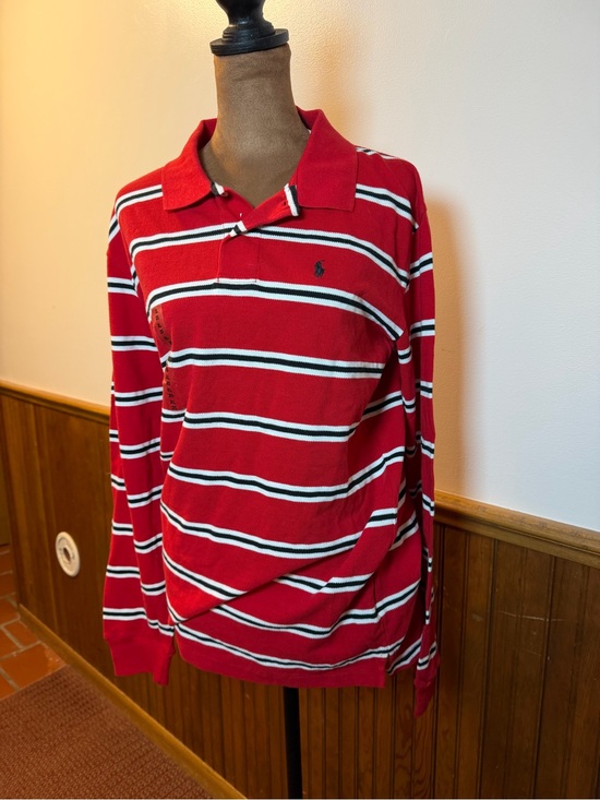 Polo Ralph Lauren Other - Polo Ralph Lauren Red, White & Black Striped Polo Shirt